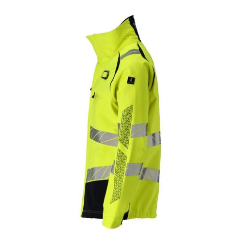 Mascot Accelerate 21002 Hi-Vis Yellow / Dark Navy Softshell Jacket 