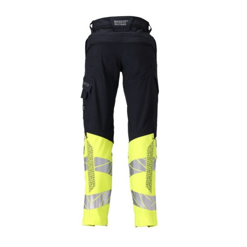 Mascot Accelerate 21178 Ladies Hi-Vis Yellow / Dark Navy Trousers