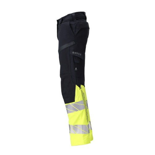 Mascot Accelerate 21178 Ladies Hi-Vis Yellow / Dark Navy Trousers