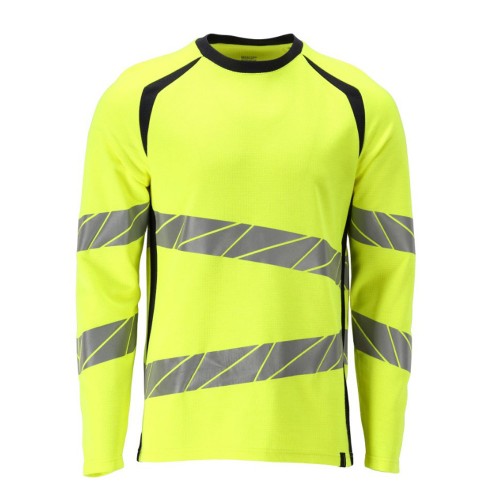 Mascot Accelerate Multisafe 21381 Long Sleeve T-Shirt Hi-Vis Yellow
