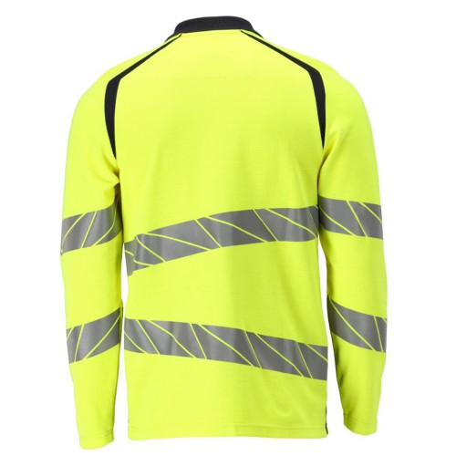 Mascot Accelerate Multisafe 21383 Polo Shirt Hi-Vis Yellow