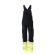 Mascot Accelerate 21469 Flame Retardant Bib & Brace Dark Navy / Hi-Vis Yellow