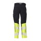 Mascot Accelerate 21479 Flame Retardant Kneepad Trousers Dark Navy / Hi-Vis Yellow