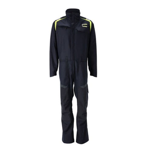 Mascot Accelerate 21519 Flame Retardant Boilersuit Dark Navy / Hi-Vis Yellow