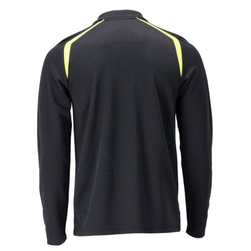 Mascot Accelerate Multisafe 21583 Polo Shirt Navy Hi-Vis Yellow