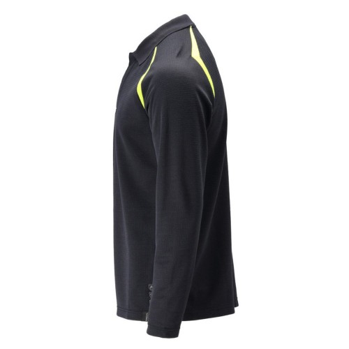 Mascot Accelerate Multisafe 21583 Polo Shirt Navy Hi-Vis Yellow