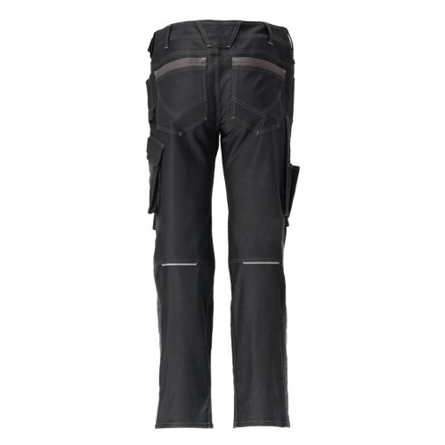 Mascot Unique 21979 Trousers With Kneepad Pockets Black / Dark Anthracite