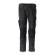 Mascot Unique 21979 Trousers With Kneepad Pockets Black / Dark Anthracite