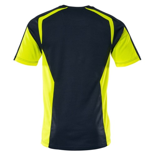 Mascot Accelerate 22082 T-Shirt Dark Navy Hi-Vis Yellow