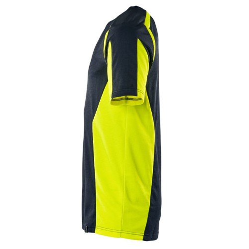 Mascot Accelerate 22082 T-Shirt Dark Navy Hi-Vis Yellow