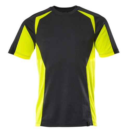 Mascot Accelerate 22082 T-Shirt Black Hi-Vis Yellow
