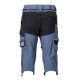 Mascot Customized 22249 3/4 Length Trousers With Kneepad Pockets Blue Navy