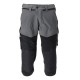 Mascot Customized 22249 3/4 Length Trousers With Kneepad Pockets Grey Black