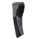 Mascot Customized 22249 3/4 Length Trousers With Kneepad Pockets Grey Black