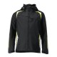Mascot Accelerate 23001 Waterproof Outer Shell Jacket Black / Hi-Vis Yellow