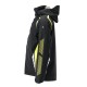 Mascot Accelerate 23001 Waterproof Outer Shell Jacket Black / Hi-Vis Yellow