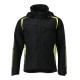 Mascot Accelerate 23002 Waterproof Softshell Jacket Black / Hi-Vis Yellow