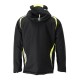 Mascot Accelerate 23035 Waterproof Winter Jacket Black / Hi-Vis Yellow