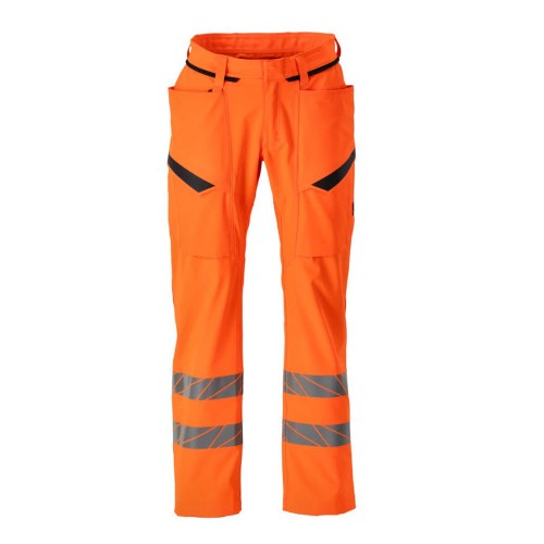 Mascot Accelerate Safe 24279 Thigh Pocket Trousers Hi-Vis Orange