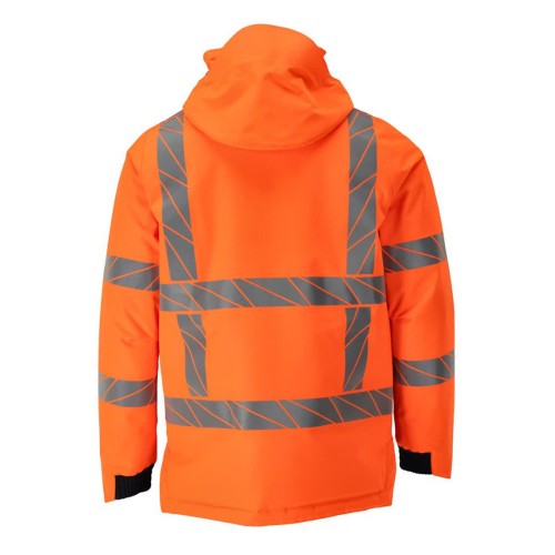 Mascot Accelerate Safe 24335 Waterproof Winter Jacket Hi-Vis Orange