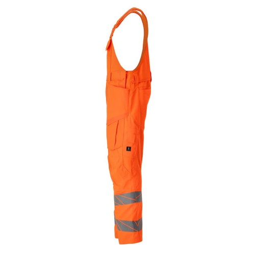 Mascot Accelerate Safe 24569 Kneepad Pocket Bib & Brace Hi-Vis Orange
