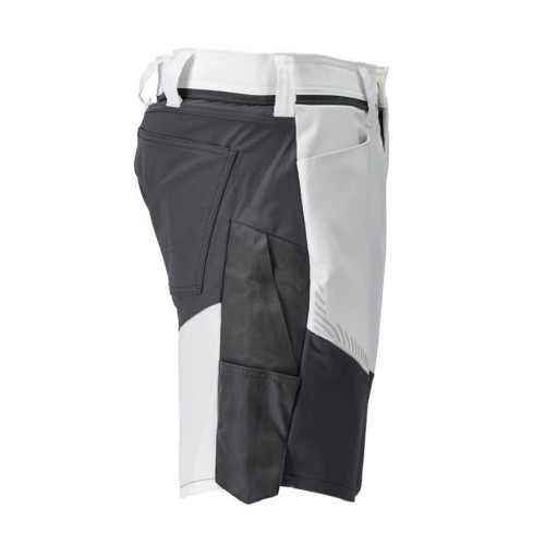 Mascot Customized 25149 Stretch Shorts White / Stone Grey