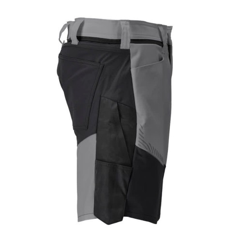 Mascot Customized 25149 Stretch Shorts Stone Grey / Black