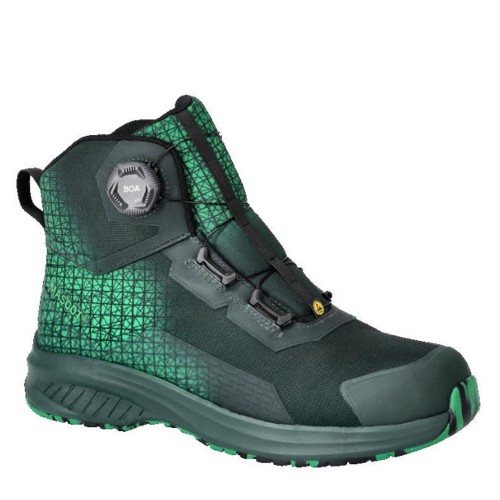 Mascot Footwear Accelerate F1502 BOA Safety Boots Green / Grass Green