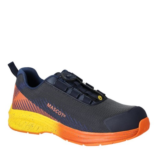 Mascot Footwear Customized F1601 BOA Safety Shoes Dark Navy / Bright Orange