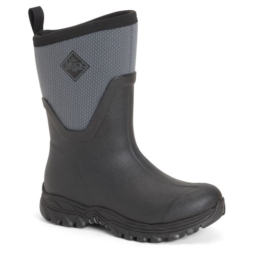 Muck Arctic Sport Mid Wellingtons Black/Grey