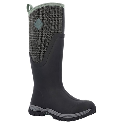 Muck Boots Arctic Sport Tall II Wellingtons Black/Plaid