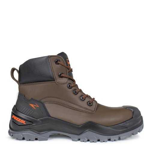 Pezzol Black Rock Brown Safety Boots 