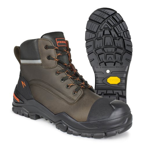 Pezzol Carlos Brown Safety Boots 