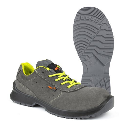 Pezzol Malbek Grey Safety Trainers