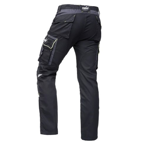 Puma Workwear Precision X Black / Neon Work Trousers