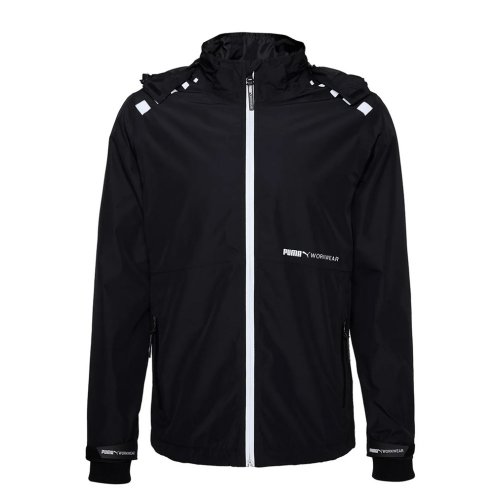 Puma Workwear Essential Black Waterproof Rain Jacket