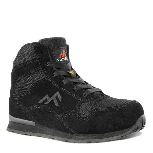 Rock Fall RF1040 Vanta Ladies ESD Safety Boots Black Metal Free