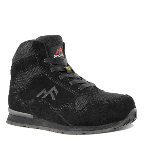 Rock Fall RF1040 Vanta Ladies ESD Safety Boots Black Metal Free