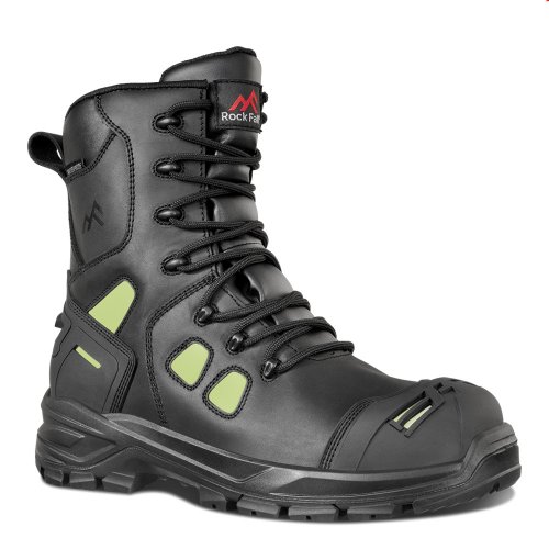 Rock Fall RF604 Canopus High Visibility Safety Boots Metal Free Black