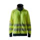 Snickers 2367 ProtecWork Women's Class 3/2 Hi-Vis Yellow Full Zip Sweater Jacket