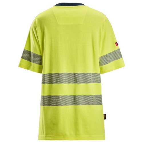 Snickers 2567 ProtecWork Women's Class 2 Hi-Vis Yellow T-Shirt