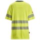 Snickers 2567 ProtecWork Women's Class 2 Hi-Vis Yellow T-Shirt