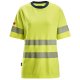 Snickers 2567 ProtecWork Women's Class 2 Hi-Vis Yellow T-Shirt