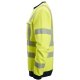 Snickers 2863 ProtecWork Class 3 Hi-Vis Yellow / Navy Sweatshirt