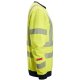 Snickers 2863 ProtecWork Class 3 Hi-Vis Yellow / Navy Sweatshirt