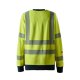 Snickers 2876 ProtecWork Class 3/2 Hi-Vis Yellow / Navy Women's Sweatshirt