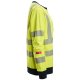 Snickers 2876 ProtecWork Class 3/2 Hi-Vis Yellow / Navy Women's Sweatshirt