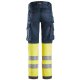 Snickers 6374 ProtecWork Stretch Hi-Vis Trousers Class 1