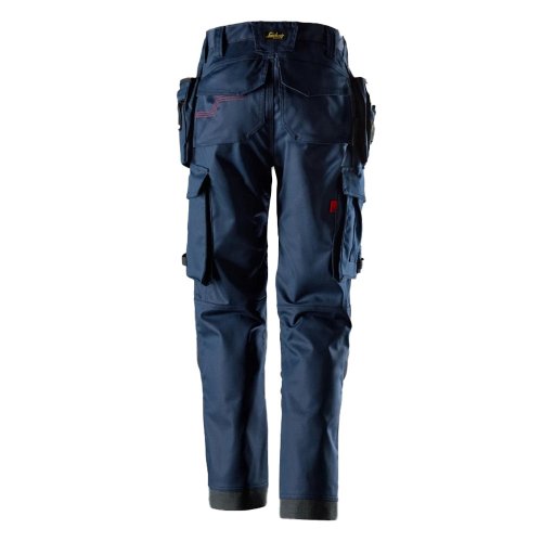 Snickers 6762 ProtecWork Women's Stretch Navy Trousers Holster Pockets