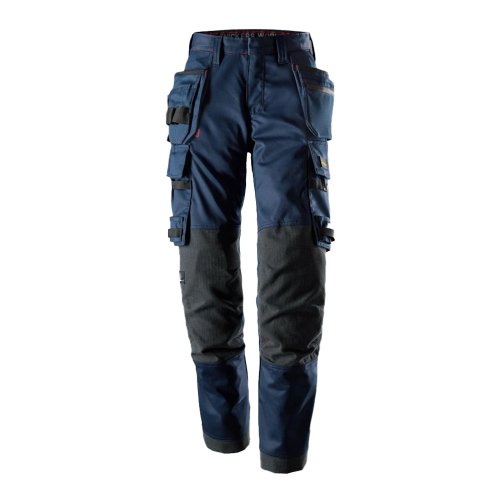 Snickers 6762 ProtecWork Women's Stretch Navy Trousers Holster Pockets